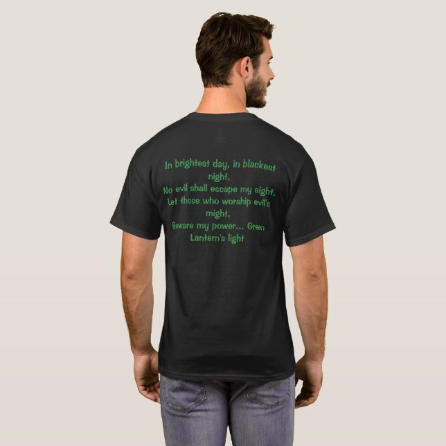 Green lantern t-shirt   (Hel baksida)
