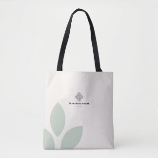 Green Leaf Counselor Beteendehälsa Logo Tygkasse