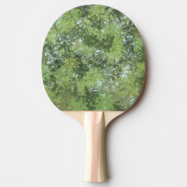 Green Leaf Trees With Blue Sky Peaking Through Art Pingisracket