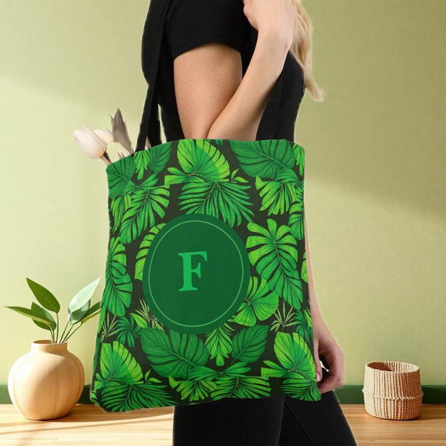 Green Leaf Trendy Bag for Women  Tygkasse (Skapare uppladdad)