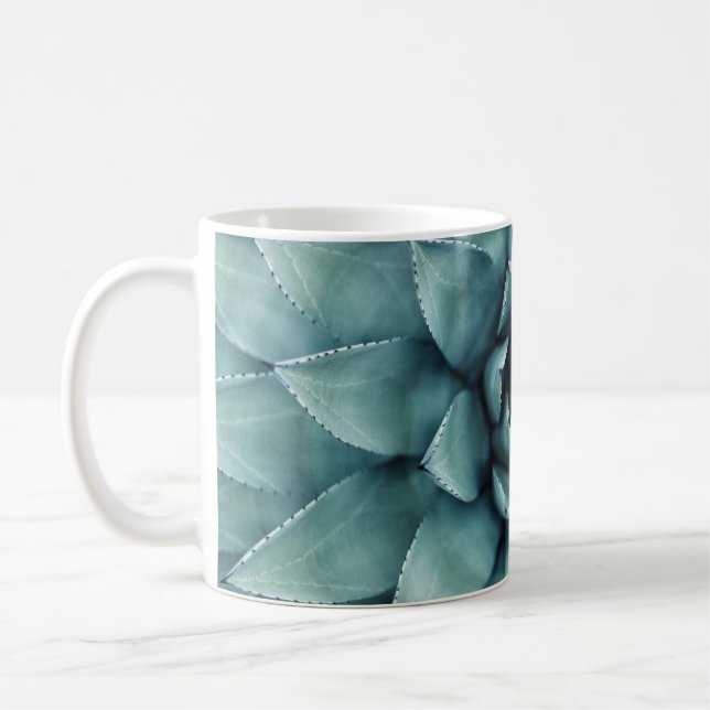 Green leafed plant kaffemugg (Vänster)