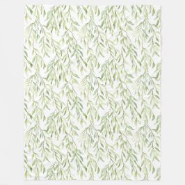 Green Leaves Fleecefilt