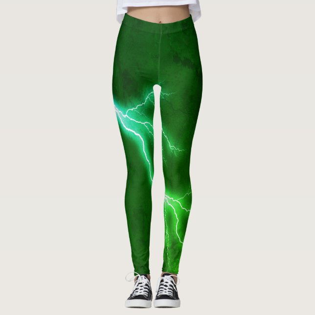 Green Lightning Leggings (Framsida)