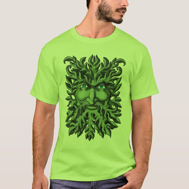 Green Man T Shirt (Framsida)