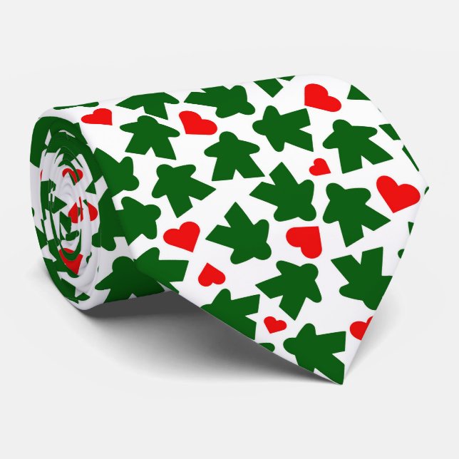 Green Meeple with Red Heart Slips (Rullad)