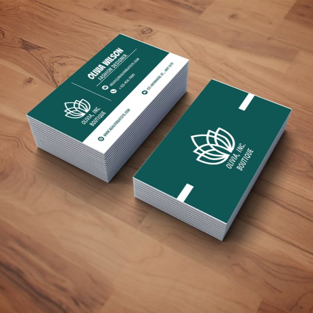 Green Modern QR Code Business Card Visitkort (Skapare uppladdad)