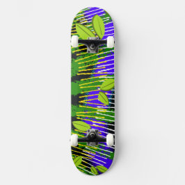 Green Motion – Abstrakt Natur Mini Skateboard Bräda 18,5 Cm