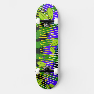 Green Motion – Abstrakt Natur Mini Skateboard Bräda 18,5 Cm