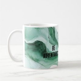 Green Motorcycle Adventure Kaffemugg