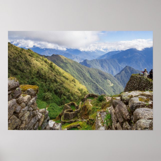 Green Mountains of Inca Trail, Peru Poster (Framsidan)