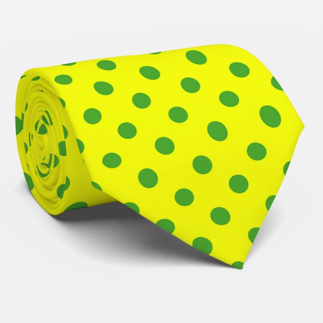 Green On Yellow Polka Dots Pattern Design  Slips (Skapare uppladdad)
