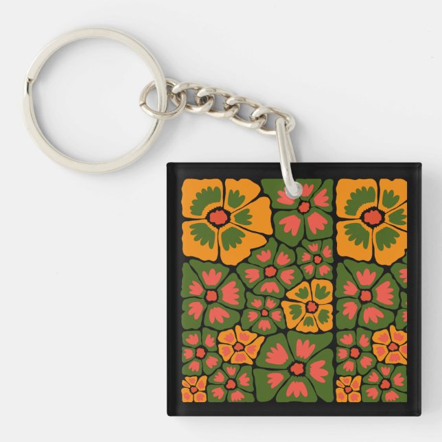 Green & Orange Modern Abstract Floral (Framsidan)
