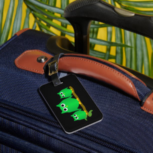 Green Owls Design  Bagagebricka