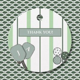 Green Perfect Match Couple Bridal Shower Thank You Gåvor Etiketter