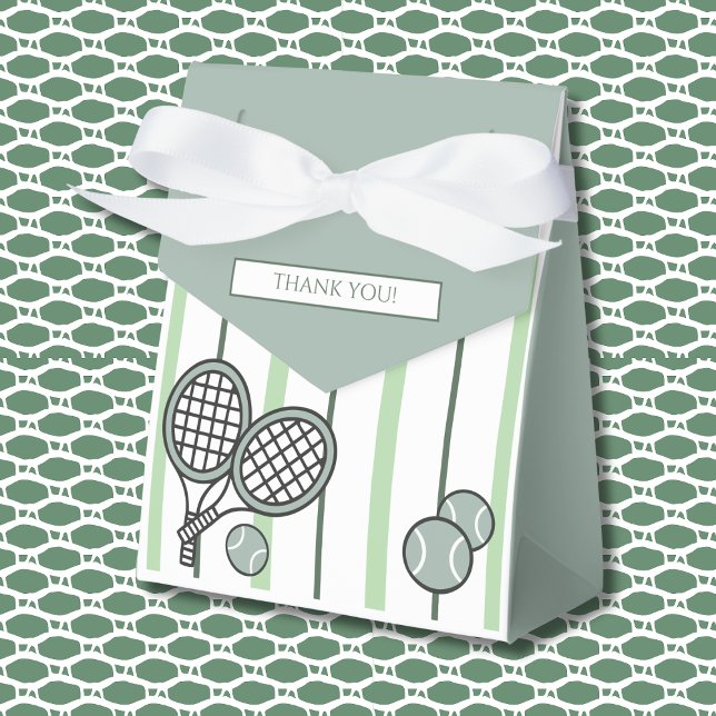 Green Perfect Match Tennis Couples Bridal Shower Presentaskar (Skapare uppladdad)