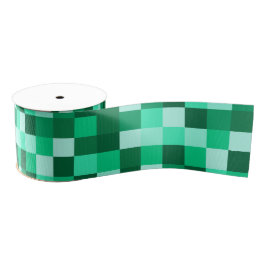 Green Pixels Ribbon Minecraft Party Ribbon