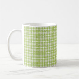 Green Plaid Mug Kaffemugg