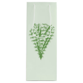 Green plant in the shape of a bouquet.