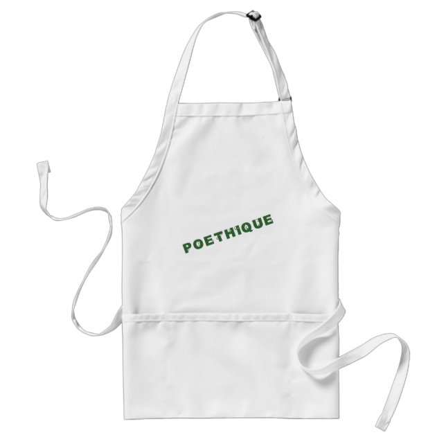 green poéthique förkläde (Framsidan)
