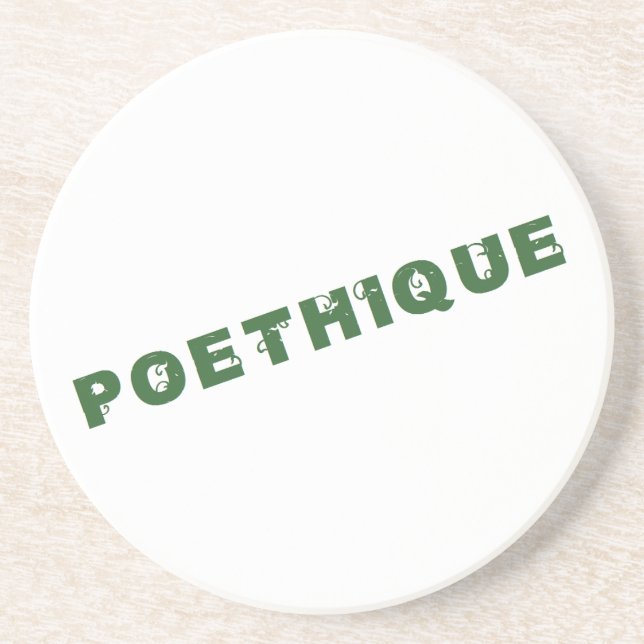 green poéthique underlägg sandsten (Framsidan)