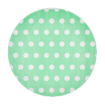 Green Poka Dots
