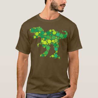 Green Polka Dot T Rex Dinosaur International Dot D Shirt
