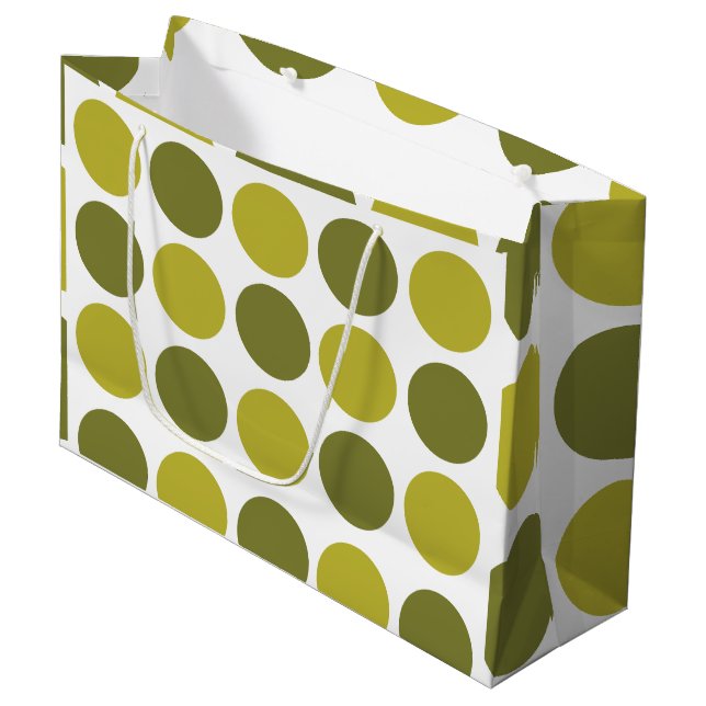 Green Polka Dots Baby Shower Birthday (Framsidan Vinklad)