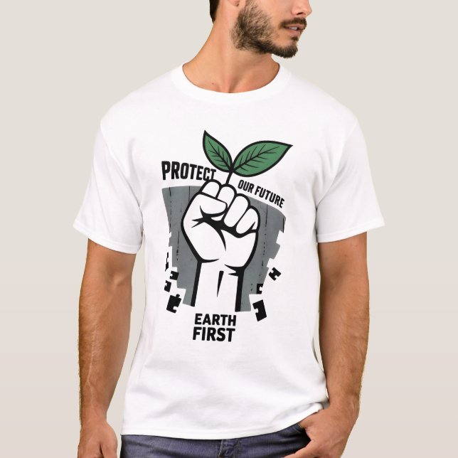 Green Rage T Shirt (Framsida)