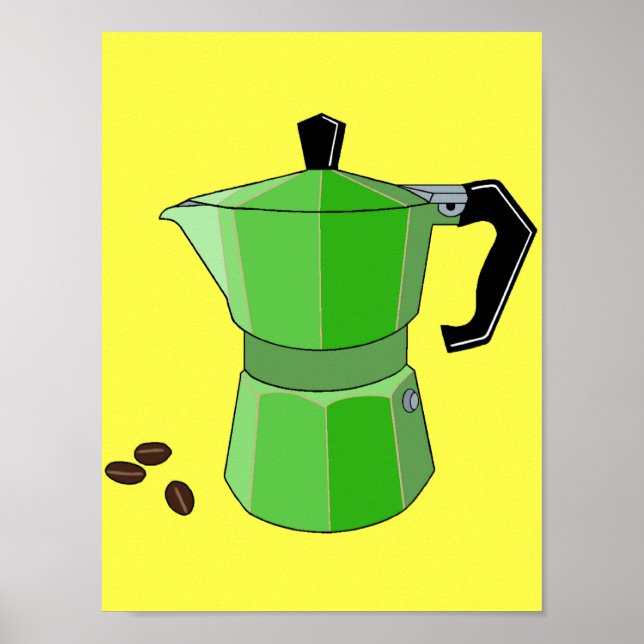 Green Rainbow Espresso Poster (Framsidan)
