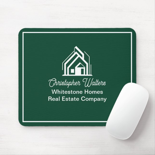 Green Real Estate Company Personalized Realtor Musmatta (Med mus)