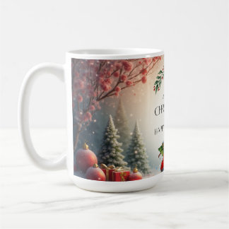 Green&red Chritsmas tree mug 2025 Kaffemugg