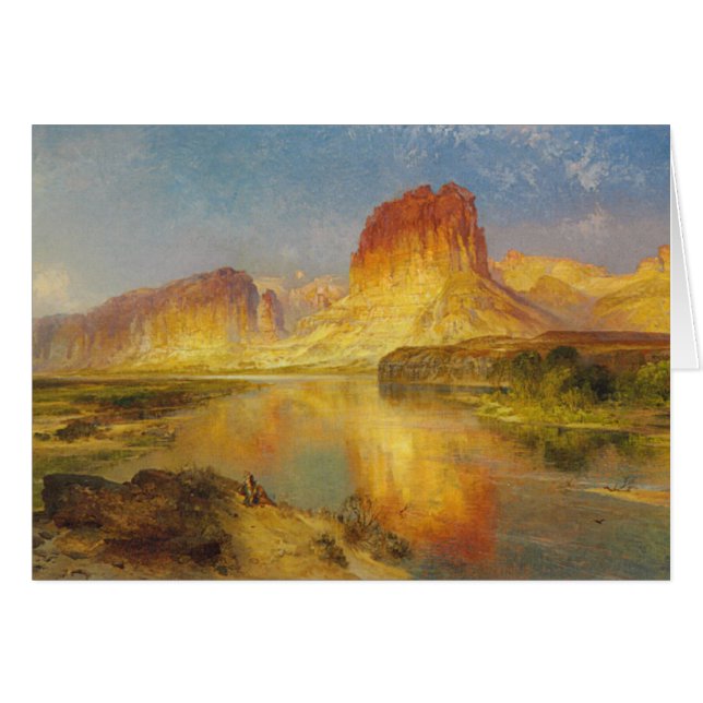 Green River av Wyoming - 1878 OBS Kort (Framsidan Horizontal)