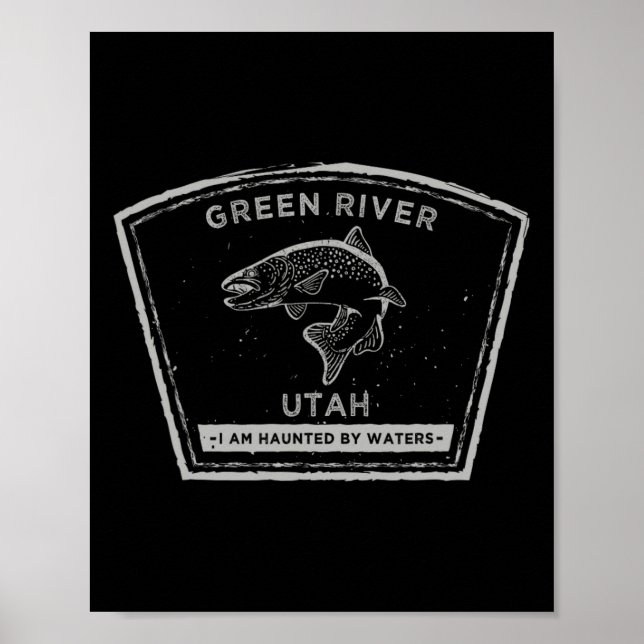 Green River Utah flugfiske  Poster (Framsidan)