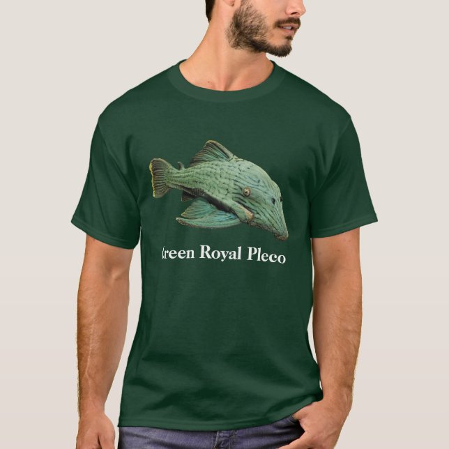 Green Royal Pleco T Shirt (Framsida)