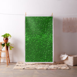 Green sparkling glitter pattern tyg