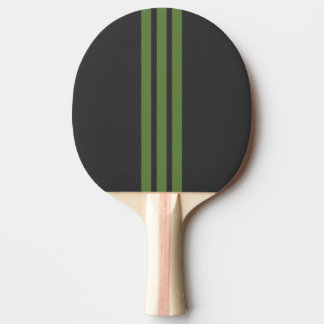 Green Sports Stripe Ping Pong Paddle Pingisracket