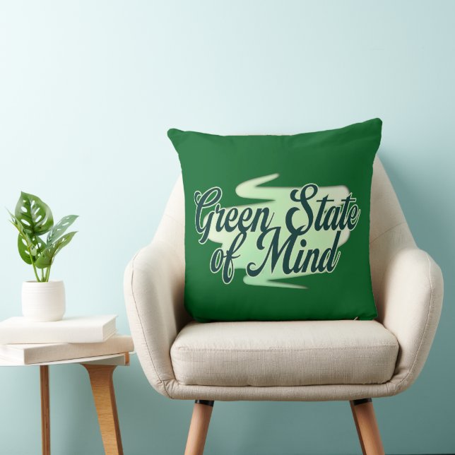 Green State of Mind St Patrick’s Day - almofada Kudde (Stol)