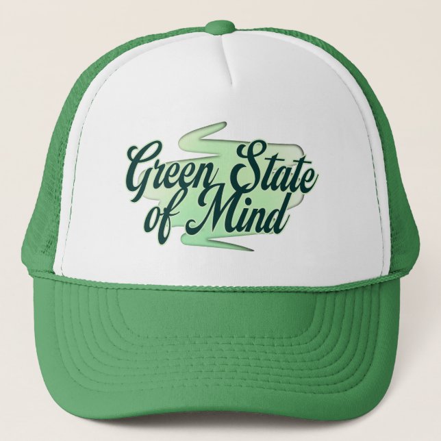 Green State of Mind St Patrick’s Day Shirt – boné Keps (Framsida)