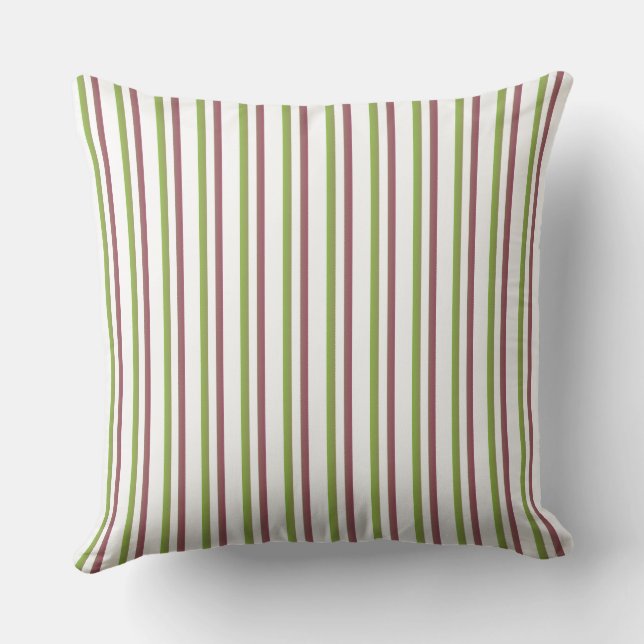 green strips throw pillow kudde (Baksida)