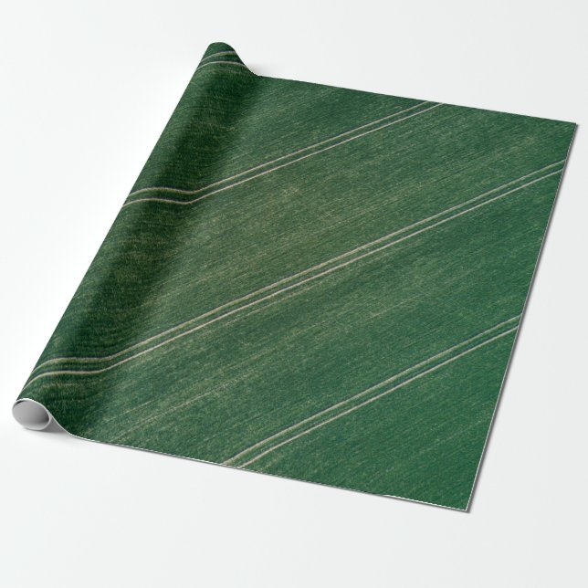 Green surface presentpapper (Utrullad)