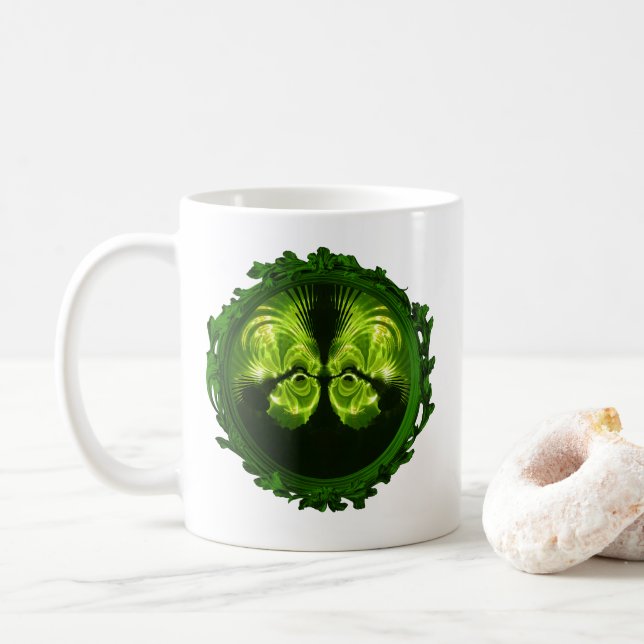 Green Temple Kaffemugg (Med munk)