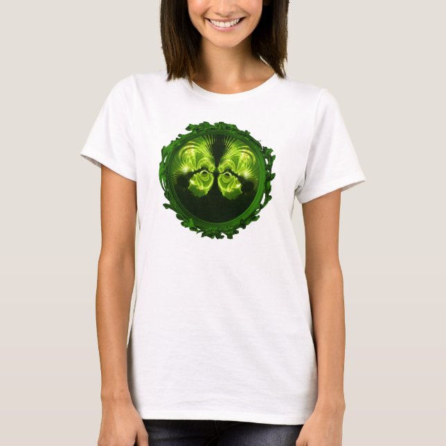 Green Temple Woman T Shirt (Framsida)