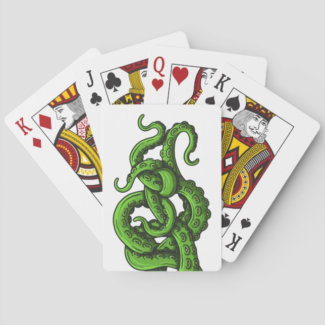 Green Tentacles Casinokort (Baksidan)