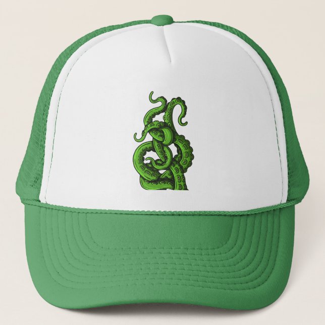 Green Tentacles Keps (Framsida)