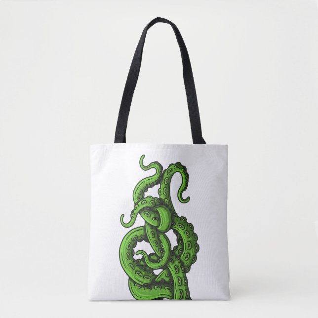 Green Tentacles Tygkasse (Framsida)