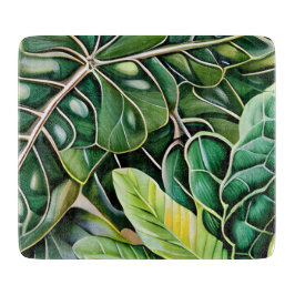 Green Tropical Leaves Housewarming Gift