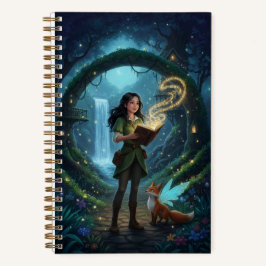 Green Tunic Forest Maiden & Winged Fox Journal