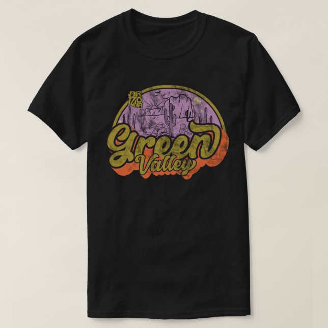 Green Valley, Arizona T Shirt (Design framsida)