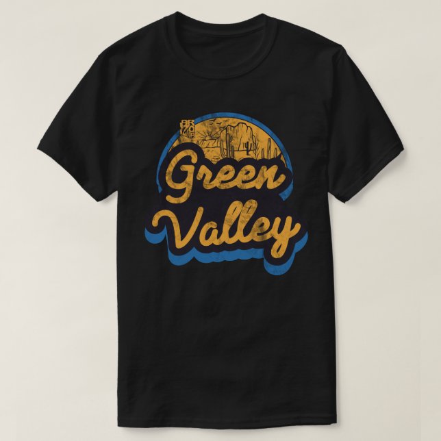 Green Valley, Arizona T Shirt (Design framsida)