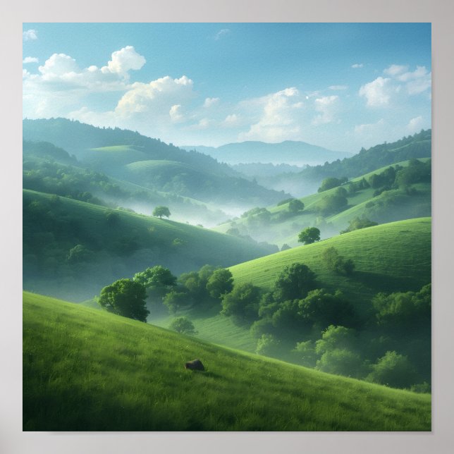 Green Valley Dreamscape Poster (Framsidan)